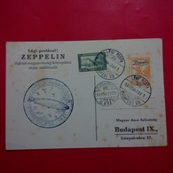 LETTRE ZEPPELIN BUDAPEST 1931 - Brieven En Documenten