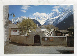 AK 120342 SWITZERLAND - Soglio Val Bregaglia - Dorfplatz Mit Bondascagruppe - Bregaglia