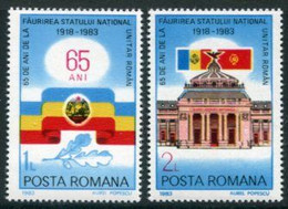 ROMANIA 1983 Union Of Romanians In Single State  MNH / **.  Michel 3997-98 - Ungebraucht