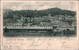 ! 1903 Alte Ansichtskarte Salutari Din Romania, Predeal, Bahnhof, Rumänien, Ed. Maier Nr. 649 - Rumänien