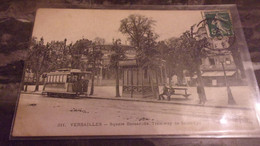 78 VERSAILLES SQUARE BARASOUDE TRAMWAY SAINT CYR 1907 - Versailles
