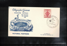 Australia 1956 Olympic Games Melbourne - Olympic Village Athletics Interesting Postcard - Sommer 1956: Melbourne