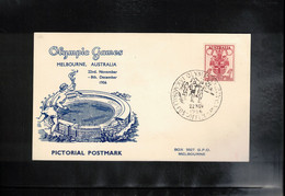 Australia 1956 Olympic Games Melbourne - Mobile Post Office Athletics Interesting Postcard - Verano 1956: Melbourne