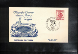 Australia 1956 Olympic Games Melbourne - Richmond Park - Boxing Interesting Postcard - Ete 1956: Melbourne