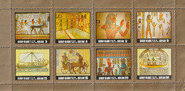 Egyptology - Labels - ( Complete Sheet - Egyptian Art - Egyptology ) - MNH (**) - Aegyptologie