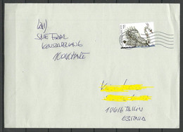 FINNLAND Finland 2023 Cover To Estonia Bird Swan - Cartas & Documentos