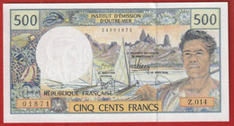 Polynésie Française / Tahiti - 500 FCFP - Z.014 / 2011 / Signatures Barroux-Noyer-Besse - Neuf  / Jamais Circulé - Territori Francesi Del Pacifico (1992-...)