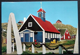 Greenland 1978 THE OLD CHURCH AT HOLSTEINSBORG Cards HOLSTEINSBORG 1-11-1978 ( Lot 1596 ) - Groenlandia