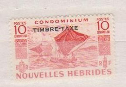 NOUVELLES HEBRIDES      N°  YVERT  : TAXE 27  NEUF AVEC  CHARNIERES      ( CH  3 / 17 ) - Impuestos