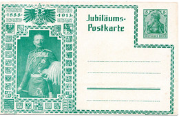 57075 - Deutsches Reich - 1913 - 5Pfg Germania PGAKte "Silberjubilaeum Wilhelm II", Ungebraucht - Cartas & Documentos