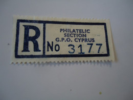 CYPRUS   REGISTERED AIR MAIL - Autres & Non Classés