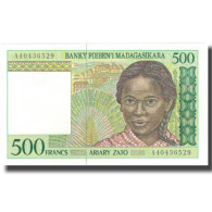 Billet, Madagascar, 500 Francs = 100 Ariary, KM:75a, NEUF - Madagascar