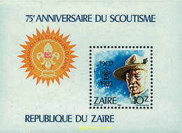 39201 MNH ZAIRE 1982 75 ANIVERSARIO DEL ESCULTISMO - 1980-1989