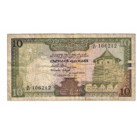 Billet, Sri Lanka, 10 Rupees, 1982, 1982-01-01, KM:92a, B+ - Sri Lanka