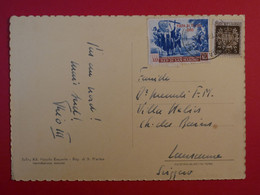 AL21  SAN MARINO   BELLE CARTE  RR 1952 A LAUSANNE  ++AFF. INTERESSANT + - Briefe U. Dokumente