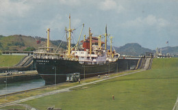 Panama - Ship Fernbank Oslo Norway At Miraflores Locks , Panama Canal - Panama