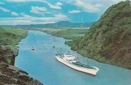 Panama - Nuclear Powered Ship N.S Savannah Passing Through The Panama Canal - Panama