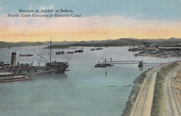 Panama - Steamer At Anchor At Balboa , Pacific Coast Entrance To Panama Canal - Panama