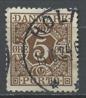 Danemark - Dänemark - Denmark Taxe 1921-27 Y&T N°T11 - Michel N°P11 (o) - 5ö Chiffre - Portomarken