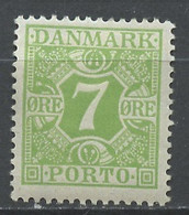 Danemark - Dänemark - Denmark Taxe 1921-27 Y&T N°T11A - Michel N°P12 * - 5ö Chiffre - Segnatasse