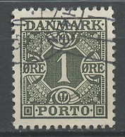 Danemark - Dänemark - Denmark Taxe 1934-53 Y&T N°T27 - Michel N°P25 (o) - 1ö Chiffre - Segnatasse