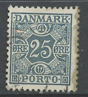 Danemark - Dänemark - Denmark Taxe 1934-53 Y&T N°T32 - Michel N°P30 (o) - 25ö Chiffre - Port Dû (Taxe)