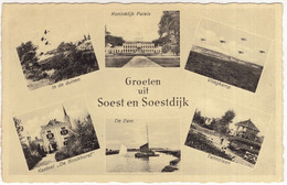 Groeten Uit Soest En Soestdijk - (Utrecht, Nederland/Holland) - 1937 - Soestdijk