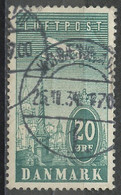 Danemark - Dänemark - Denmark Poste Aérienne 1934 Y&T N°PA8 - Michel N°F219 (o) - 20ö Avion Survolant Copenhague - Poste Aérienne