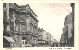 CPA  Carte Postale Belgique Louvain Rue De La Station Le Théâtre   VM64253 - Leuven