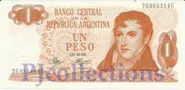 ARGENTINA 1 PESO 1970/73 PICK 287 UNC - Argentine