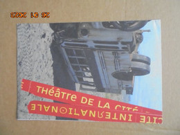 Cirque/theatre - Un Catalogue - Camille Boitel - Theatre De La Cite Internationale (Paris) 6-30 Janvier 2014 - Programmes