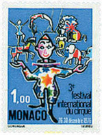 32901 MNH MONACO 1976 3 FESTIVAL INTERNACIONAL DEL CIRCO DE MONTECARLO - Other & Unclassified