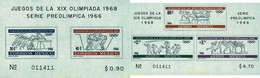 41427 MNH MEXICO 1966 19 JUEGOS OLIMPICOS VERANO MEXICO 1968 - Worstelen