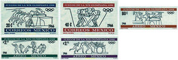 41426 MNH MEXICO 1966 19 JUEGOS OLIMPICOS VERANO MEXICO 1968 - Lucha