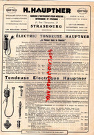 67-STRASBOURG- RARE CATALOGUE H. HAUPTNER-FABRIQUE INSTRUMENTS MEDECINE VETERINAIRE -23 RUE THIERGARTEN-TONDEUSE - Agriculture