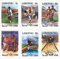 76281 MNH LESOTHO 1987 24 JUEGOS OLIMPICOS VERANO SEUL 1988 - Judo