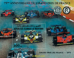 45187 MNH MAURITANIA 1982 75 ANIVERSARIO DEL GRAN PREMIO DE FRANCIA - Mauritanie (1960-...)