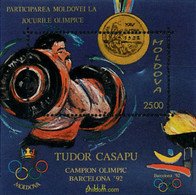 61503 MNH MOLDAVIA 1992 25 JUEGOS OLIMPICOS VERANO BARCELONA 1992 - Haltérophilie