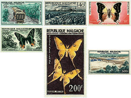 94943 MNH MADAGASCAR 1960 FAUNA, FLORA Y PAISAJE - Araignées