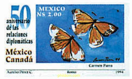76497 MNH MEXICO 1994 50 ANIVERSARIO DE LAS RELACIONES DIPLOMATICAS CON CANADA - Araignées