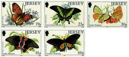 94914 MNH JERSEY 1995 MARIPOSAS - Araignées