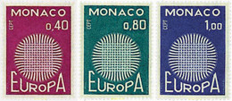 62212 MNH MONACO 1970 EUROPA CEPT. SOL FLAMANTE - Other & Unclassified