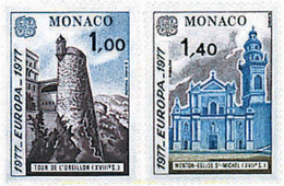 62316 MNH MONACO 1977 EUROPA CEPT. PAISAJES - Otros & Sin Clasificación