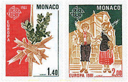 62465 MNH MONACO 1981 EUROPA CEPT. FOLCLORE - Sonstige & Ohne Zuordnung