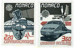 62701 MNH MONACO 1988 EUROPA CEPT. TRANSPORTE Y MEDIOS DE COMUNICACION - Other & Unclassified