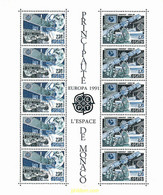 62797 MNH MONACO 1991 EUROPA CEPT. TELECOMUNICACIONES - Otros & Sin Clasificación