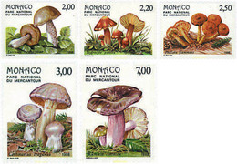 627465 MNH MONACO 1988 SETAS DEL PARQUE NACIONAL DE MERCANTOUR - Altri & Non Classificati