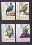Romania Rumänien  FUL SET MNH ** Ru 2021 - 229 Exotic Pigeons - Nuovi