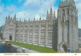 Postcard United Kingdom > Scotland > Aberdeen Marischal College Bus - Aberdeenshire