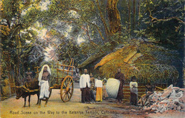 SRI LANKA - CEYLAN - Road Scene On The Kelaniya Temple - Colombo - Cartes Postales Anciennes - Sri Lanka (Ceilán)